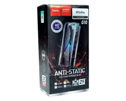 Захисне скло Hoco G10 HD Anti-static for Apple iPhone 14 Pro 25 шт