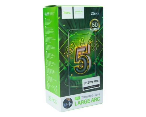 Захисне скло Hoco G12 5D for Apple iPhone 12 Pro Max 25 шт