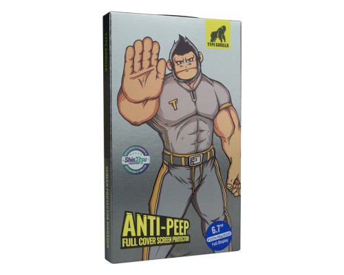 Захисне скло Type Gorilla 0.33 мм 2.5D HD Anti-Peep NPT14 для iPhone 13 Pro Max/14 Plus