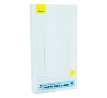 Захисне скло Baseus Crystal 0.3 mm для iPhone 13 Pro Max/14 Plus (2 шт) SGBL100202
