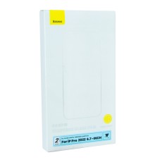 Захисне скло Baseus Crystal 0.3 mm для iPhone 13 Pro Max/14 Plus (2 шт) SGBL100202