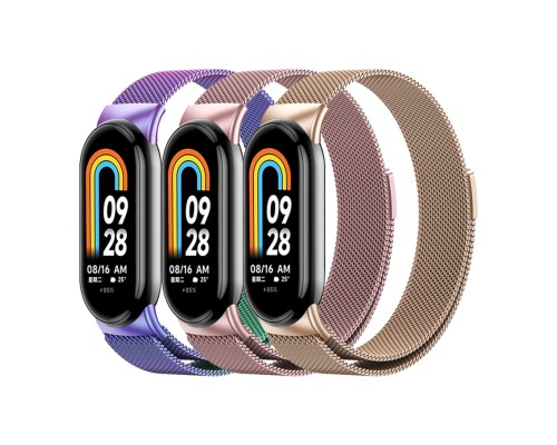 Ремінець для Xiaomi Mi Band 8/9/10 Milanese Loop