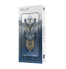 BOX 10 шт Захисне скло AMULET 2.5D HD Antistatic for iPhone 13 Pro Max/14 Plus