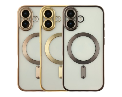 Чохол TPU Metallic Chrome Full Camera with Magsafe для iPhone 17