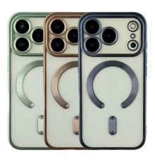 Чохол TPU Metallic Chrome Full Camera with Magsafe для iPhone 17 Pro