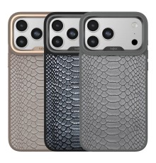 Чохол Kajsa Glamorous Collection Snake Pattern with MagSafe для iPhone 17 Pro