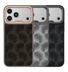 Чохол Kajsa Splendid Collection 3D Cube Pattern with MagSafe для iPhone 17 Pro Max
