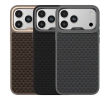 Чохол Kajsa Glamorous Collection Pyramid Pattern with MagSafe для iPhone 17 Pro