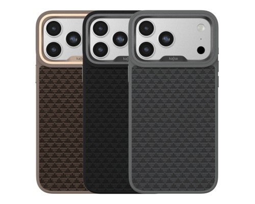 Чохол Kajsa Glamorous Collection Pyramid Pattern with MagSafe для iPhone 17 Pro