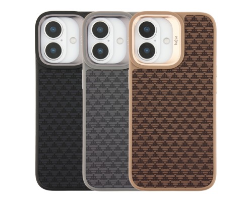 Чохол Kajsa Glamorous Collection Pyramid Pattern with MagSafe для iPhone 17