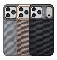 Чохол Kajsa Glamorous Collection Straw Mat Pattern with MagSafe для iPhone 17 Pro Max