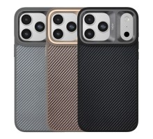 Чохол Kajsa Glamorous Collection Straw Mat Pattern with MagSafe для iPhone 17 Pro