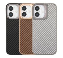 Чохол Kajsa Glamorous Collection Straw Mat Pattern with MagSafe для iPhone 17