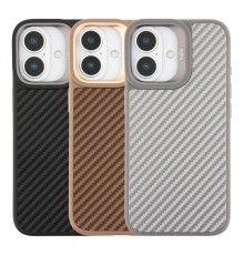 Чохол Kajsa Glamorous Collection Straw Mat Pattern with MagSafe для iPhone 17