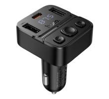 FM-трансмітер Hoco E87 USB-C PD20W+USB 15W/BT5.4 Total 35W