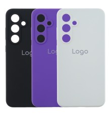 Чохол Liquid Silicone (AA) Full Camera для Samsung Galaxy S24 FE 5G (S721)