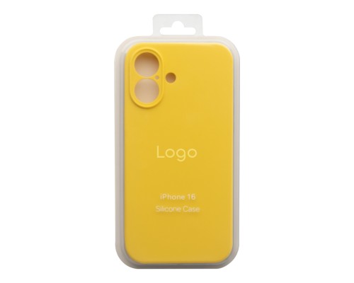 Чохол Silicone Case Full Size with Frame для iPhone 16 М'ята упаковка
