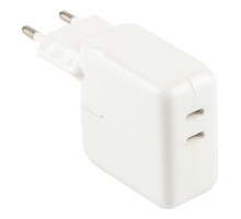 Мережевий Зарядний Пристрій For IP 2USB-C PD25W+PD25W Total 50W 1:1