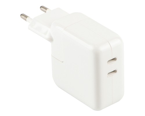 Мережевий Зарядний Пристрій For IP 2USB-C PD25W+PD25W Total 50W 1:1