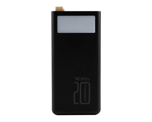 Універсальна Мобільна Батарея Power Bank Ridea RP-D20L+ Phoenix20+ PD/QC 3.0 20W  digital display + lamp 20000 mAh