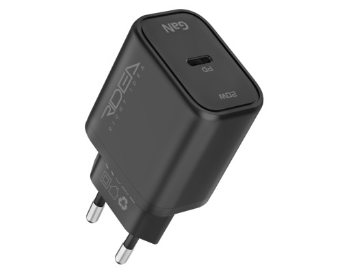 Мережевий Зарядний Пристрій Ridea RW-GaN20BC 20W Boost C PD&QC
