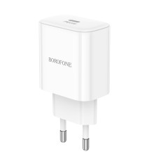 Мережевий Зарядний Пристрій Borofone BA81A 1USB-C PD/QC 20W