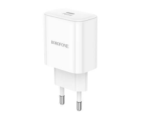 Мережевий Зарядний Пристрій Borofone BA81A 1USB-C PD/QC 20W