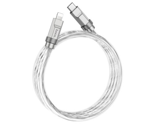 Кабель USB Hoco U113 Solid PD20W Silicone Type-C to Lightning