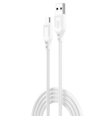 Кабель USB XO NB235 Zebra series Braided 2.4A Micro