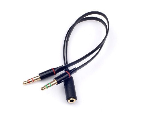 Розділювач Аудіо виходу Aux 3.5mm (Female) to 2Aux 3.5mm (Male)