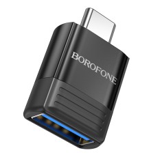 Перехідник Borofone BV18 Type-C male to USB female USB3.0