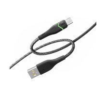 Кабель USB Ridea RC-RL15 RGB Light Type-C 3A 1.2m