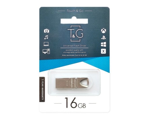 USB флеш-накопичувач T&G 16gb Metal 117