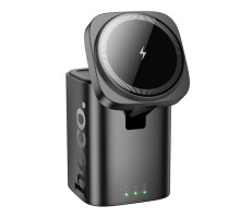 Бездротовий Зарядний Пристрій Hoco CQ20 3-in-1 15W Magnetic (iWatch)