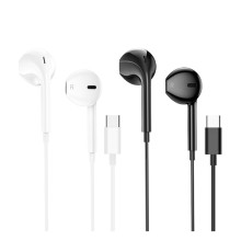 Навушники Hoco M101 Crystal joy wire-controlled digital earphones Type-C