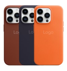 Чохол Leather Case with MagSafe для iPhone 15 Pro Max