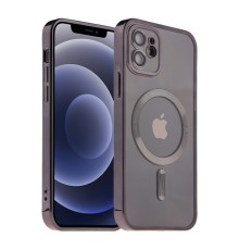 Чохол TPU Metallic Full Camera with Magsafe для iPhone 12