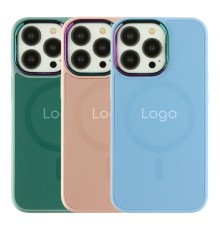 Чохол AG-Glass Chrome Camera with Magsafe для iPhone 13 Pro