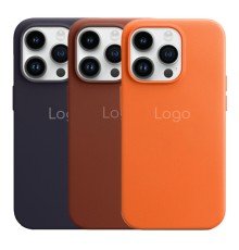 Чохол Leather Case with MagSafe для iPhone 14 Pro