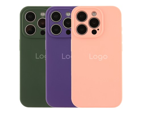 Чохол Silicone Case Full Size with Frame для iPhone 15 Pro Max