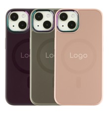 Чохол AG-Glass Chrome Camera with Magsafe для iPhone 14