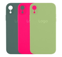 Чохол Silicone Case Square Full Camera для iPhone Xr