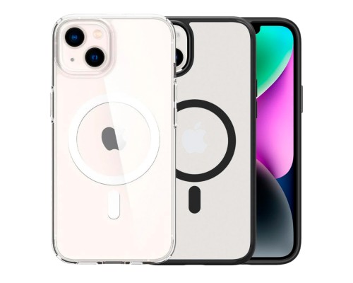 Чохол TPU+PC Spigen Ultra Hybrid with Magsafe для iPhone 13