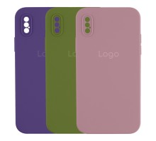 Чохол Silicone Case Square Full Camera для iPhone Xs Max