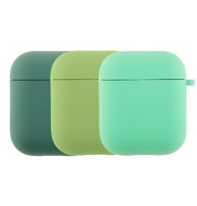 Футляр Silicone Case with microfibra для Airpods 1/2