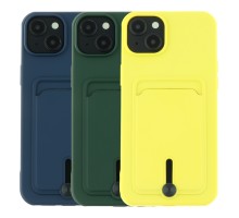 Чохол TPU Colorfull Pocket Card для iPhone 15 Plus
