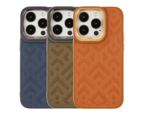 Чохол Kajsa Briquette Collection Rhombus для iPhone 14 Pro