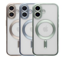 Чохол TPU Metallic Chrome Full Camera with Magsafe для iPhone 16
