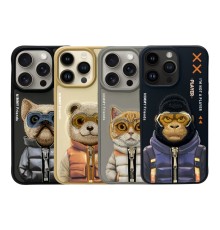 Чохол TPU+PC Nimmy 3D with Metal Buttons для iPhone 15 Pro Max