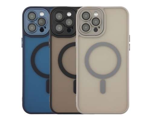 Чохол TPU+PC Magnetic Matte Camera Lens with Magsafe для iPhone 13 Pro